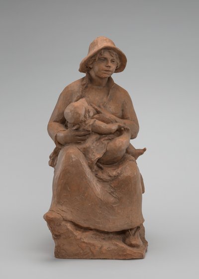 Mateřství: Madame Renoirová a syn, c. 1916. od Pierre Auguste Renoir