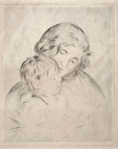 Matka a dítě od Pierre-Auguste Renoir