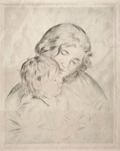 Matka a dítě, 1896. od Pierre-Auguste Renoir