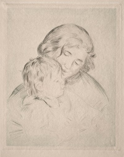 Matka a dítě. od Pierre Auguste Renoir