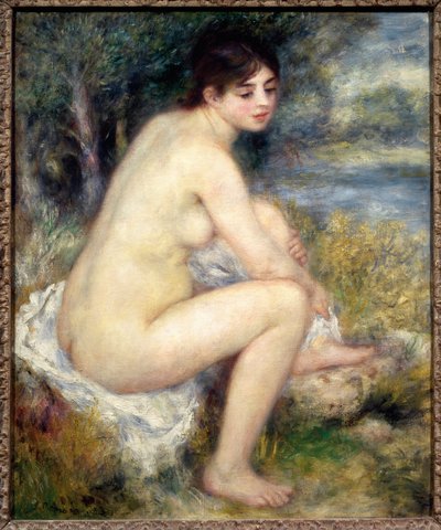 Nahá žena v krajině od Pierre Auguste Renoir