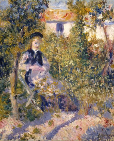 Nini v zahradě od Pierre Auguste Renoir
