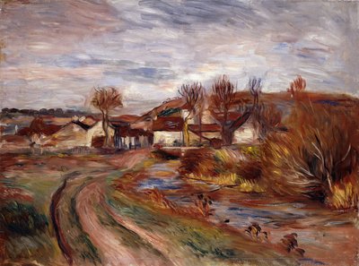 Normandský venkov; Krajina v Normandii, 1895 od Pierre Auguste Renoir