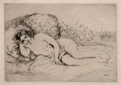 Nahá žena ležící od Pierre-Auguste Renoir