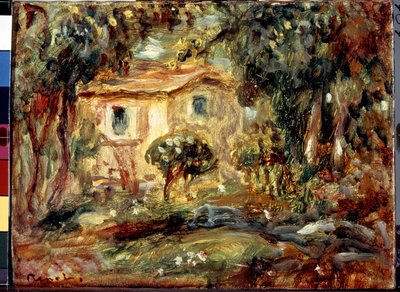 Venkov. Le Canet. Obraz Pierre Auguste Renoir (Pierre-Auguste Renoir od Pierre-Auguste Renoir