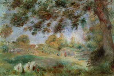 Jarní krajina od Pierre Auguste Renoir