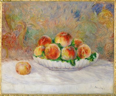 Peches (olej na plátně) od Pierre Auguste Renoir