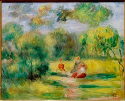 Postavy v krajině od Pierre Auguste Renoir