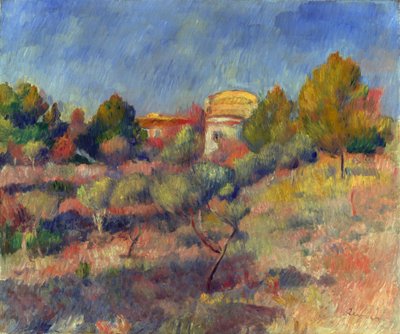 Pigeonnier (colombier) a Bellevue (Holubník v Bellevue) - Olej na plátně od Pierra Auguste Renoira (1841-1919) Soukromá sbírka od Pierre Auguste Renoir