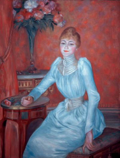 Porträt Madame de Bonnières od Pierre Auguste Renoir