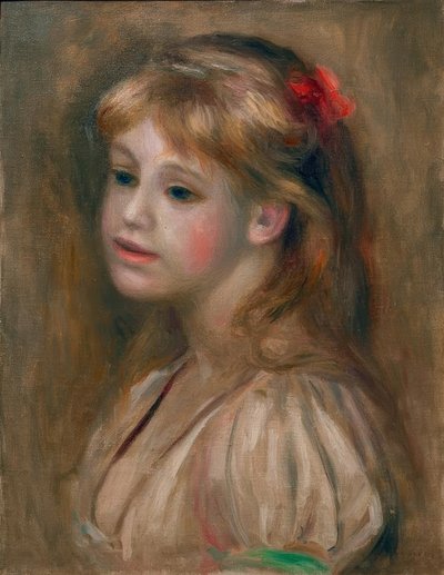 Portrét dívky od Pierre-Auguste Renoir