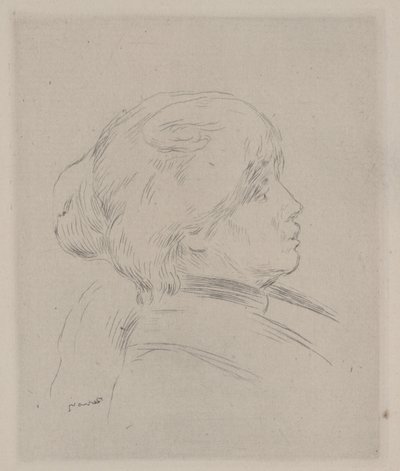 Portrét Berthe Morisot od Pierre Auguste Renoir