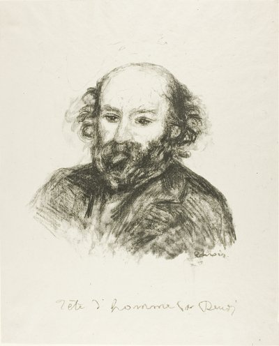 Portrét Cézanna od Pierre Auguste Renoir