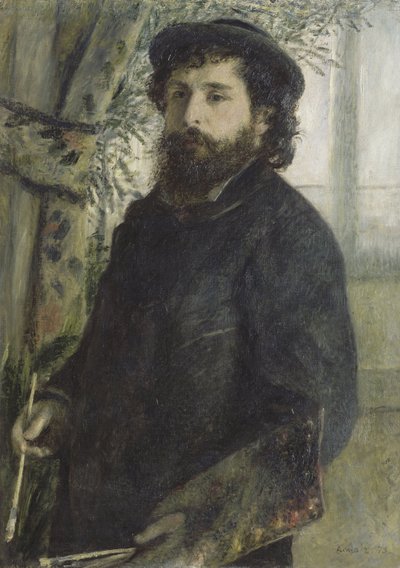 Portrét Clauda Moneta, 1875 od Pierre Auguste Renoir