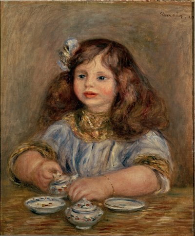 Portrét Genevieve Bernheim de Villers (1907-1936), budoucí hraběnka Jean de la Chapelle od Pierre-Auguste Renoir