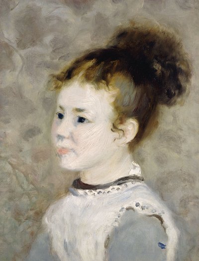 Portrét Jeanne Sisley, 1875 od Pierre Auguste Renoir