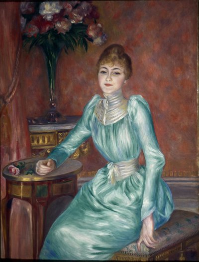 Portrét Madame de Bonnieres (olej na plátně od Pierre Auguste Renoir