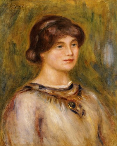 Portrét Marie Lestinguez od Pierre Auguste Renoir