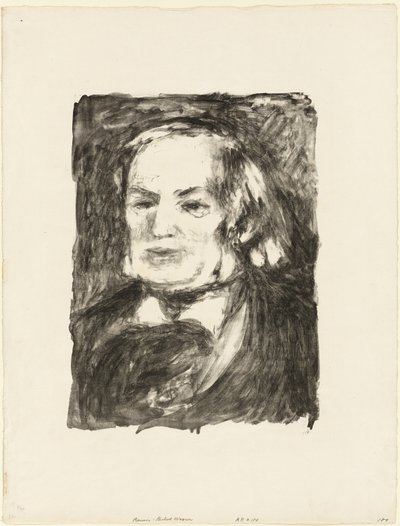 Portrét Richarda Wagnera od Pierre Auguste Renoir