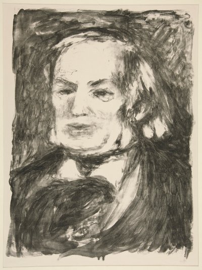 Portrét Richarda Wagnera od Pierre Auguste Renoir