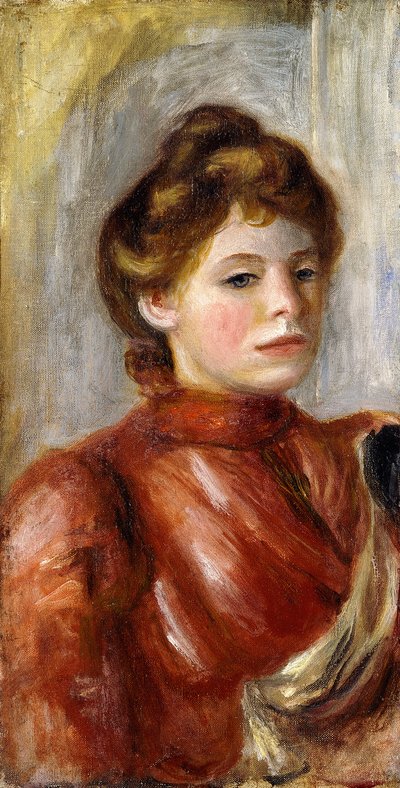 Portrét ženy; Portrét ženy, 1891-1892 od Pierre Auguste Renoir