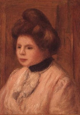 Portrét dámy od Pierre Auguste Renoir