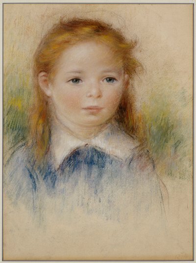 Portrét mladé dívky od Pierre Auguste Renoir