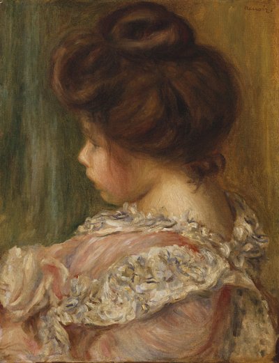 Portrét mladé dívky od Pierre-Auguste Renoir