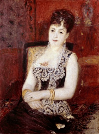 Portrét hraběnky z Pourtales. Obraz Pierre Auguste Renoir (Pierre-Auguste od Pierre Auguste Renoir