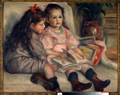 Portréty dětí (děti Martial Caillebotte). 1895 od Pierre Auguste Renoir