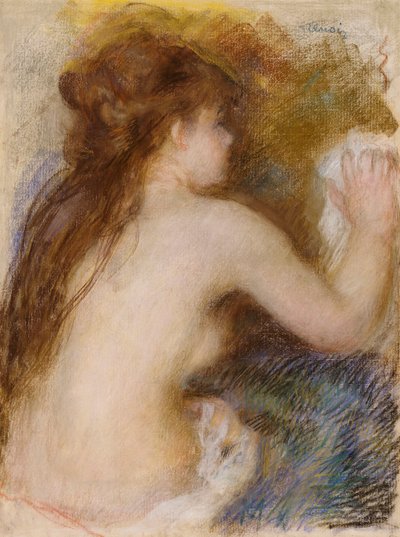 Zadní pohled na nahé ženy, c.1879 od Pierre Auguste Renoir