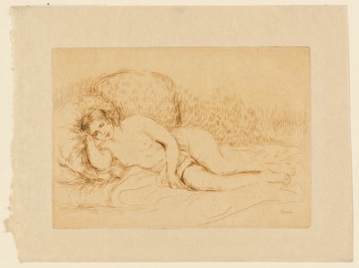 Ležící akt od Pierre Auguste Renoir