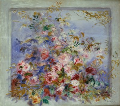 Růže v okně, 1879 od Pierre Auguste Renoir