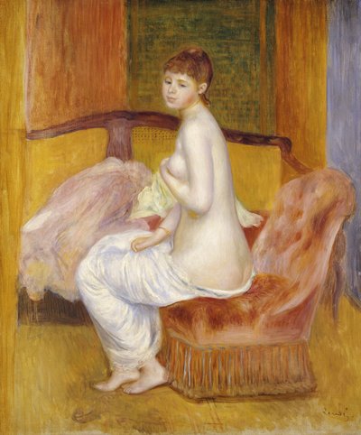 Sedící akt, odpočívá, 1885 od Pierre Auguste Renoir