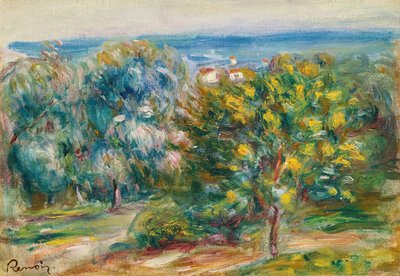 Náčrt krajiny v Midi od Pierre Auguste Renoir