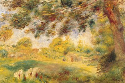 Jarní krajina (olej na plátně) od Pierre Auguste Renoir