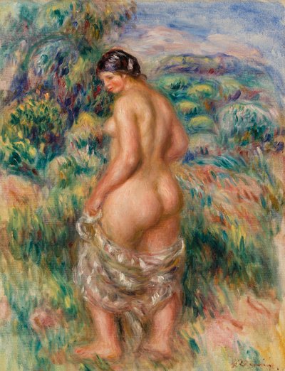 Stojící Bather od Pierre Auguste Renoir