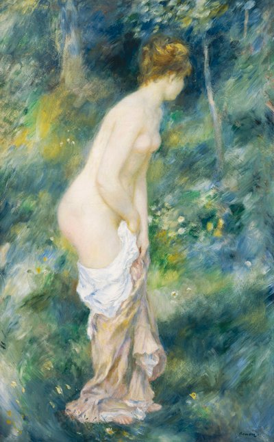 Stojící lazebník, 1887 od Pierre Auguste Renoir