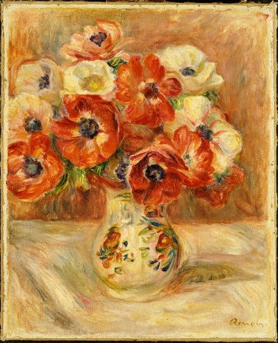 Zátiší s Sasankami od Pierre Auguste Renoir