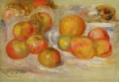 Zátiší s jablky, kolem roku 1898 od Pierre Auguste Renoir