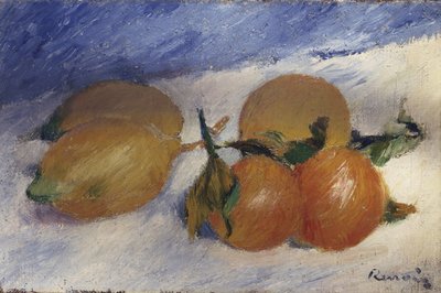 Zátiší s citrony a pomeranči, 1881 od Pierre Auguste Renoir
