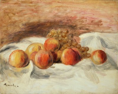 Zátiší s broskvemi od Pierre-Auguste Renoir