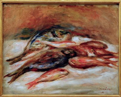 Zátiší s rybami od Pierre Auguste Renoir