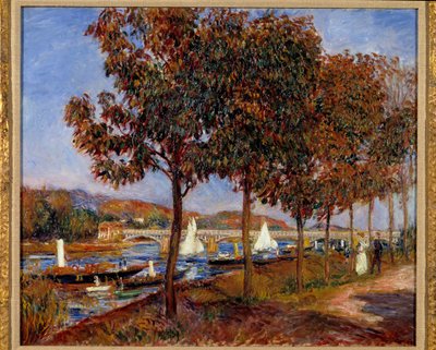 Argenteuilský most. Obraz Pierra Auguste Renoira (1841-1919) od Pierre Auguste Renoir