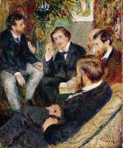 Umělcův ateliér, Rue Saint-Georges, 1876 od Pierre Auguste Renoir