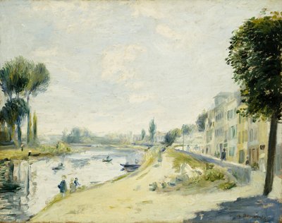 Břehy Seiny v Bougival, c.1875 od Pierre Auguste Renoir