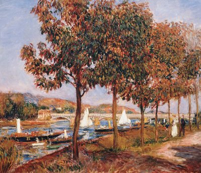 Most v Argenteuil od Pierre-Auguste Renoir