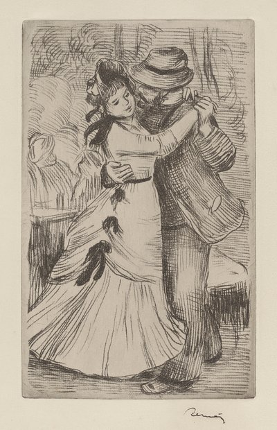 Country Tanec od Pierre Auguste Renoir