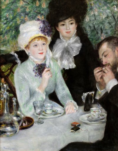 Konec oběda, 1879 od Pierre Auguste Renoir