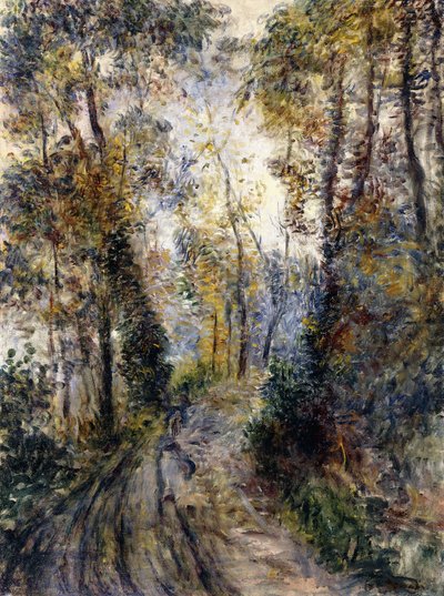 Lesní cesta, 1871 od Pierre Auguste Renoir